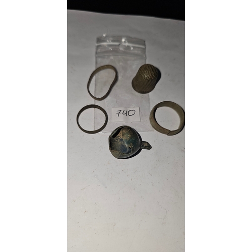 740 - Metal detector finds