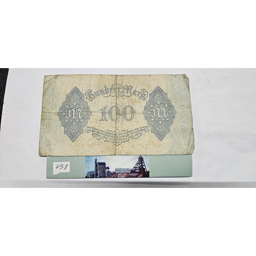 758 - Old banknote