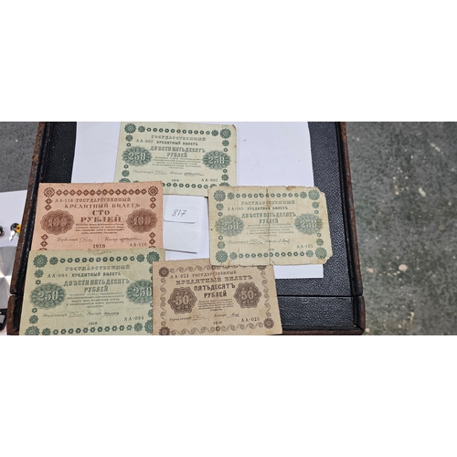 817 - Old banknotes