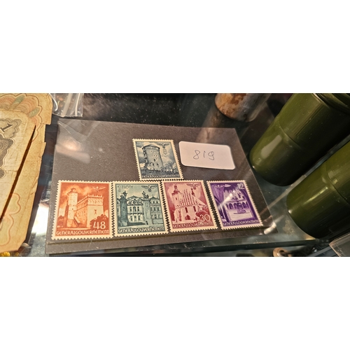 819 - German stamps WW2 era period