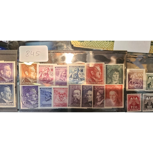 845 - WW2 German stamps