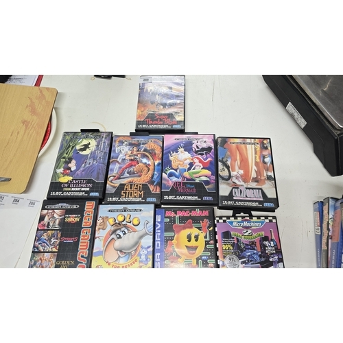 280 - Sega Mega Drive games some with instructions