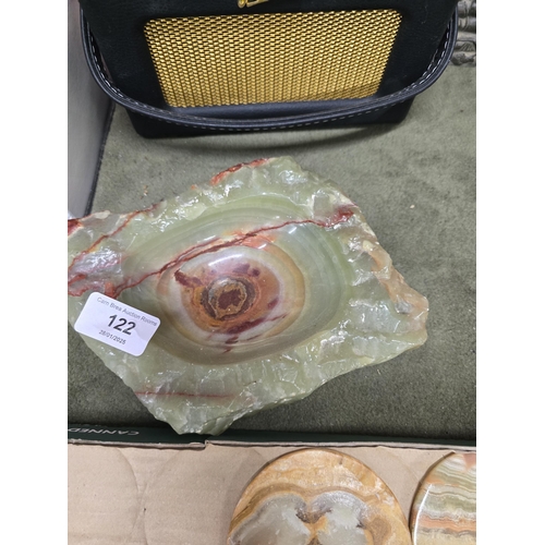 122 - heavy stone ashtray