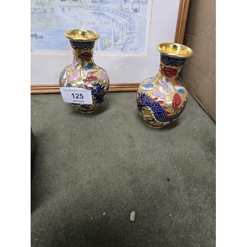 125 - satsuma vases