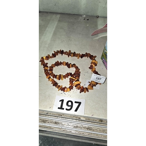 197 - amber necklace