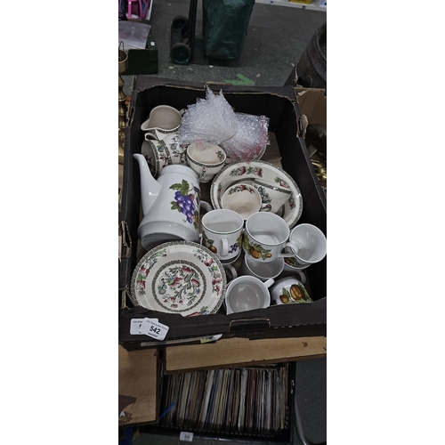 542 - box vintage india tree china, UNABLE TO POST