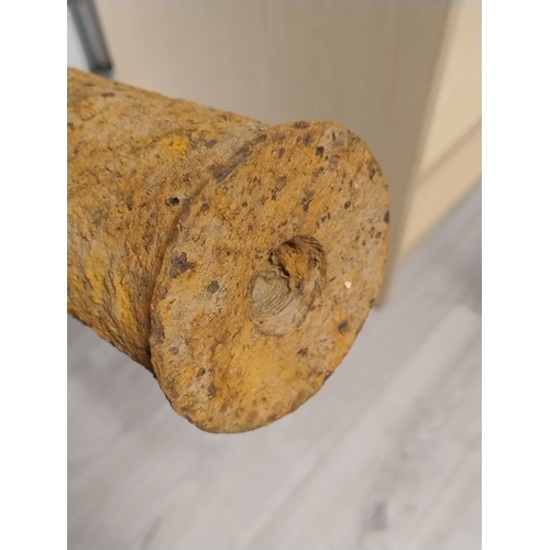 681 - WW2 German Pak-40 shell case, uncleaned