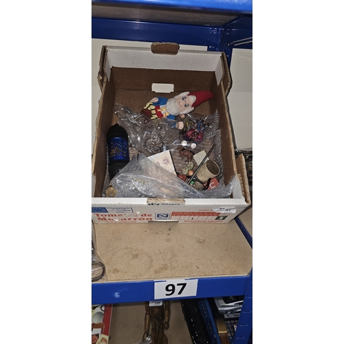 97 - Mixed lot of toys, games & figures etc