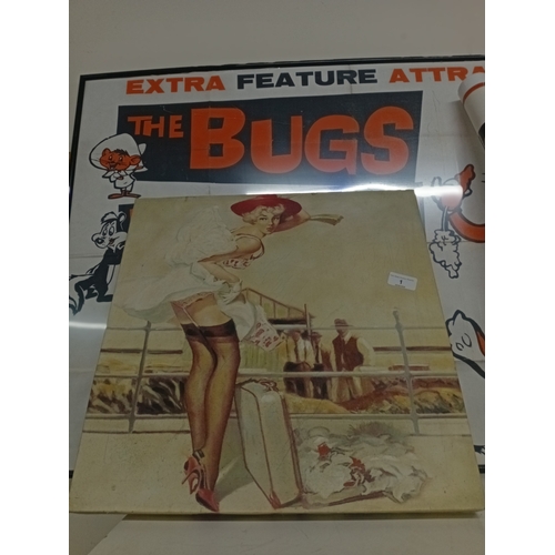 Rude canvas print