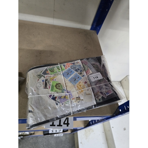 114 - large collection of loose stamps