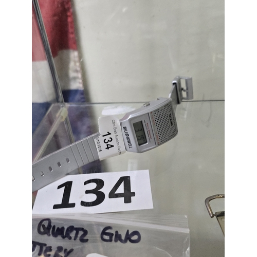 134 - Bell Howell talking watch gwo new battery