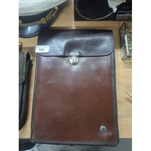 A Soviet Officer's Field Map Case Planshet Hallmarked 1970