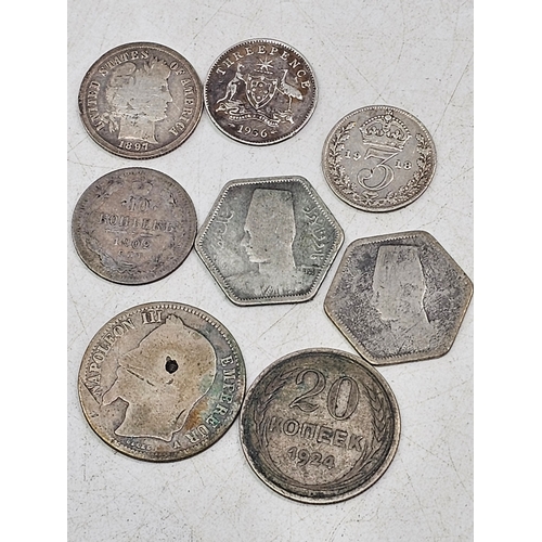 589 - Job lot of silver coins