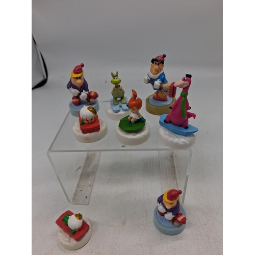 181 - The Flintstones Glacier Gliders set of 6 Plus 2 extra