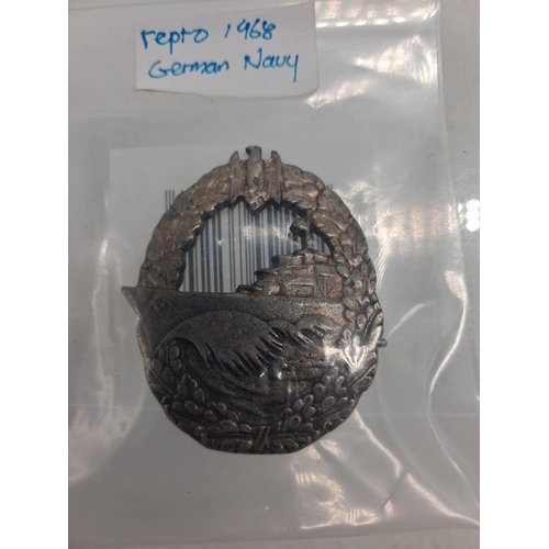 392 - German Navy reproduction badge