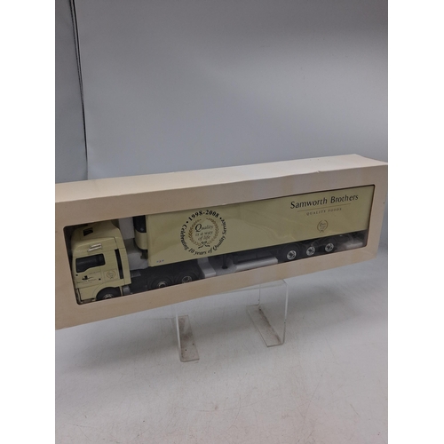 415 - Eligor Samworth Brothers 1/43 semi frigo artic lorry. Limited edition of 500