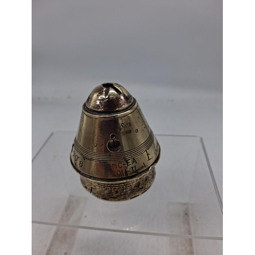396 - WW1 Brass Artillery Fuse
