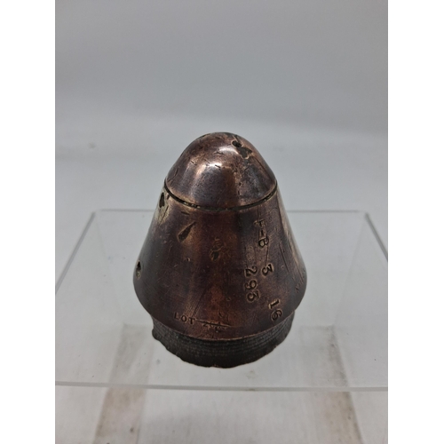 397 - WW1 Brass Artillery Fuse 1916