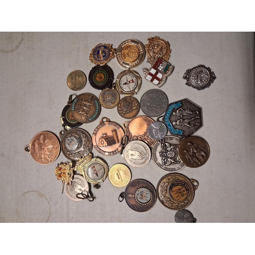 416 - Lots of medallions and tokens