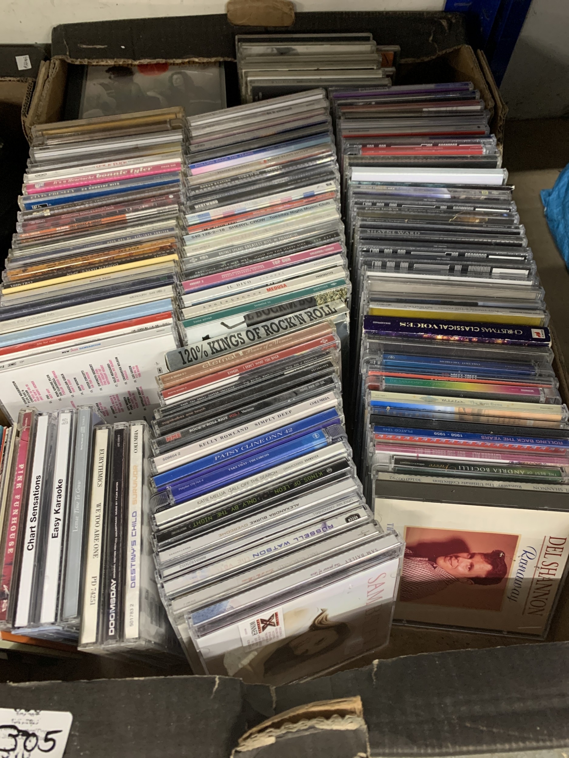 An Assortment of Music Compact Discs Including Pop Rock and Classical ...