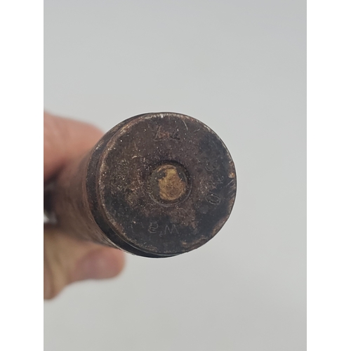 530 - Original WW2 German Military Anti Aircraft Hallmarked empty cartridge, 1944