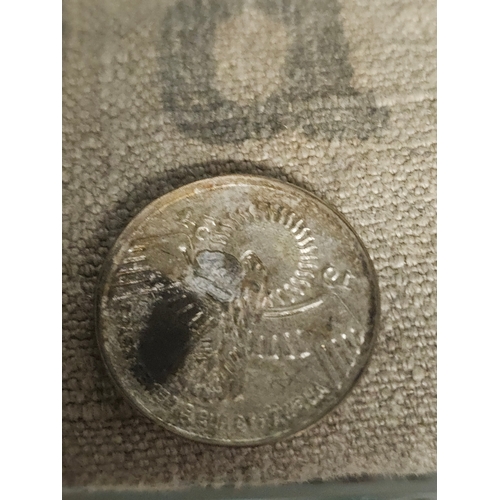 533 - Vintage 1934 German Aufwarts Aus Eigener Kraft ( Upwards From Own Power ) Tinnie Badge