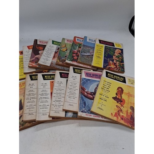 427 - 15 vintage New Worlds Sci-Fi magazines