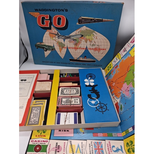 61 - Waddintons GO vintage 1961 Board game