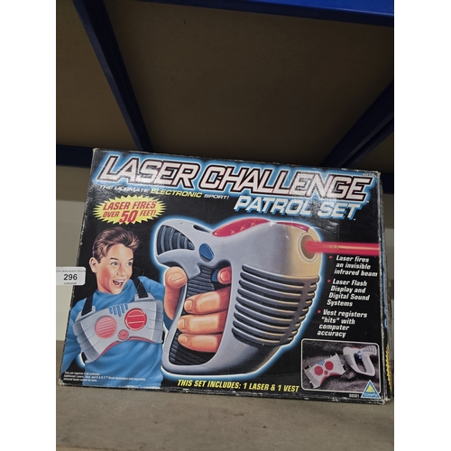 296 - A Vintage Toy Biz Laser Challenge Patrol Set