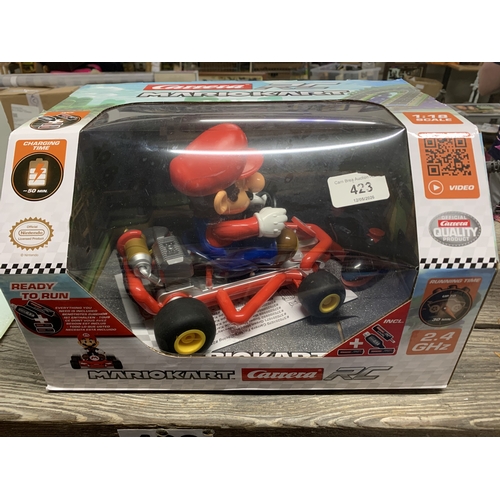 423 - Carrera RC Official Nintendo Mario Kart 1:18 Scale Pipe Kart Mario
