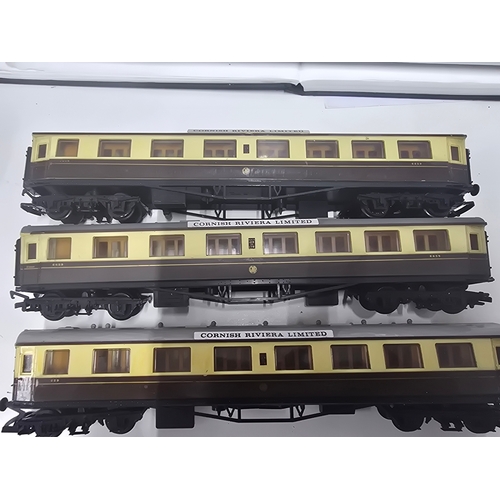 119 - Three Airfix OO Gauge GWR Cornish Riviera Limited Passenger Coaches