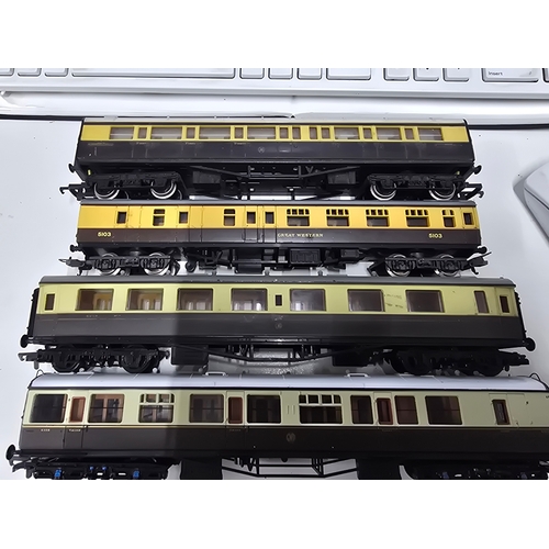 126 - A Group of four OO Gauge GWR Passenger Coaches including Lima and Mainline