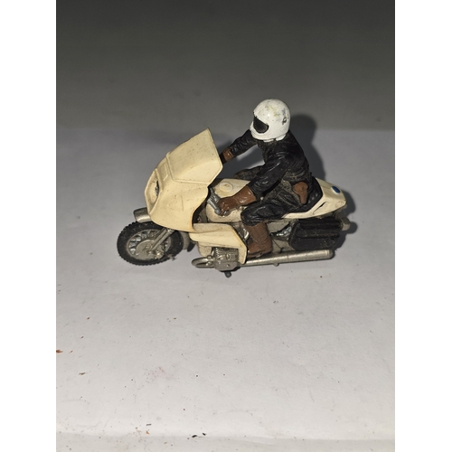 231 - Vintage Britains Die-cast and Plastic Model of a Desert Rally Motorcycle with Rider