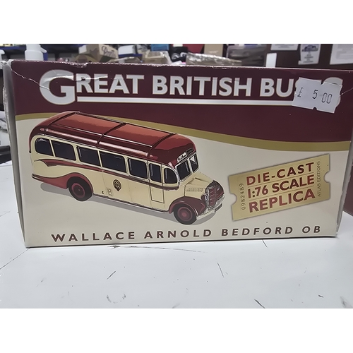 251 - Atlas Editions Great British Buses Series Wallace Arnold Bedford OB Coach