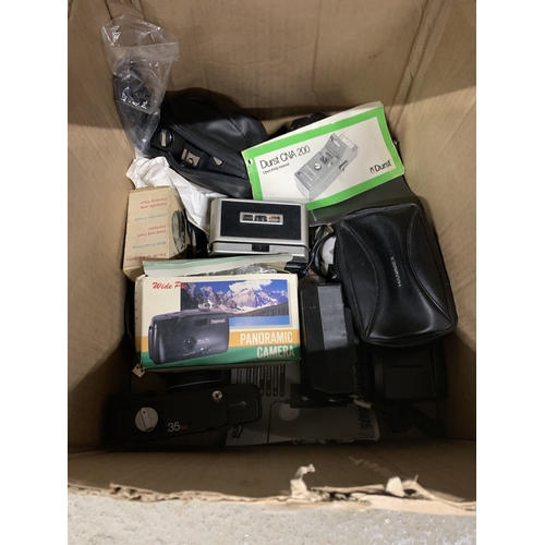 316 - A Collection of Vintage Photography Equipment and Accessories including Cameras and Manuals