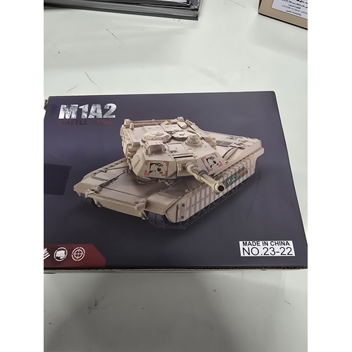 16 - M1A2 Battle Tank Plastic Model Toy, Item NO. 23-22
