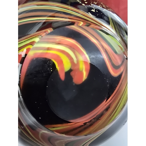 22 - A Japanese Art Glass Vase in the style of Kamei Glass, Osaka large piece
