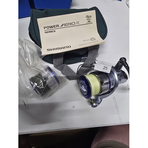 25 - Shimano Power Aero RE Series Fishing reel
