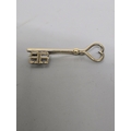925 Heart Skeleton Key Brooch, Avon