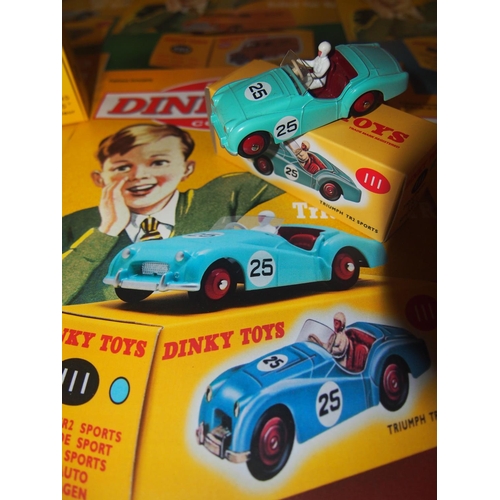 128 - Fifteen boxed Dinky toys all with their co-ordinating magazines