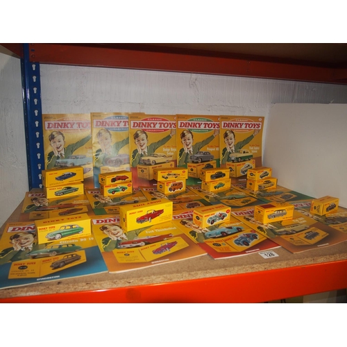 128 - Fifteen boxed Dinky toys all with their co-ordinating magazines