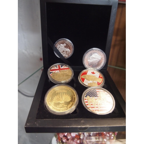 66 - A Gibraltar 2017 one crown 'Lest we Forget', Gibraltar 2018 half-crown Coin 'at the going down of th... 