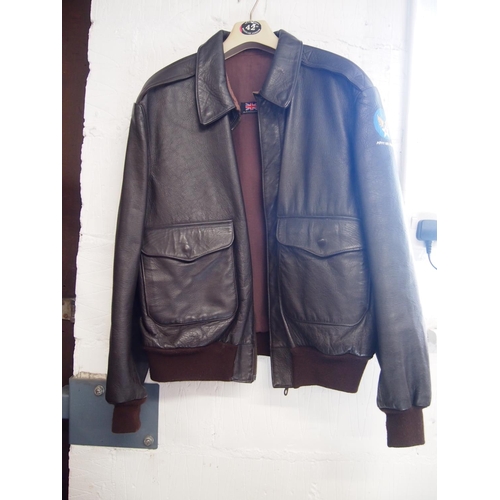 87 - A brown 'Memphis Belle' Flying/Bomber style jacket