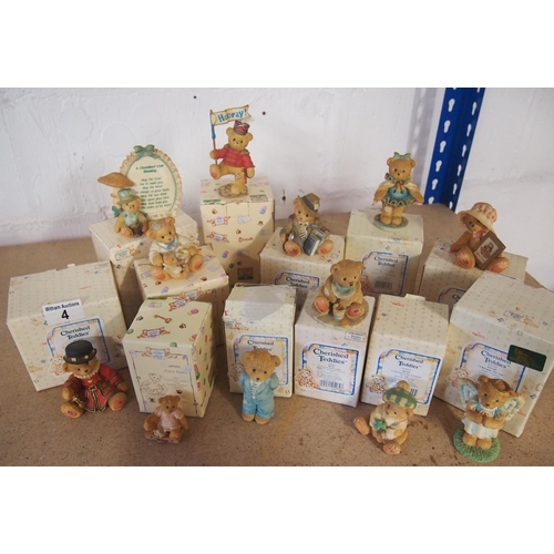 4 - A quantity of collectible boxed Enesco Cherished Teddies figurines (12 boxes in total)