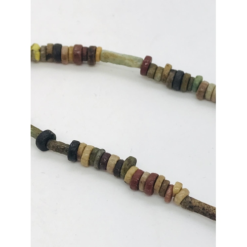 70 - Egyptian beaded necklace, approx. length 70cm