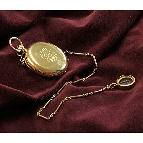 100 - An extremely rare and fine 18K gold full hunter chronometer pocket watch with key wind by John McLen... 