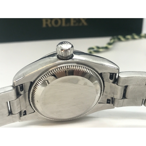 132 - Rolex Oyster Perpetual Lady-Datejust Watch, 179160 with original box, tags and receipts. Working at ... 