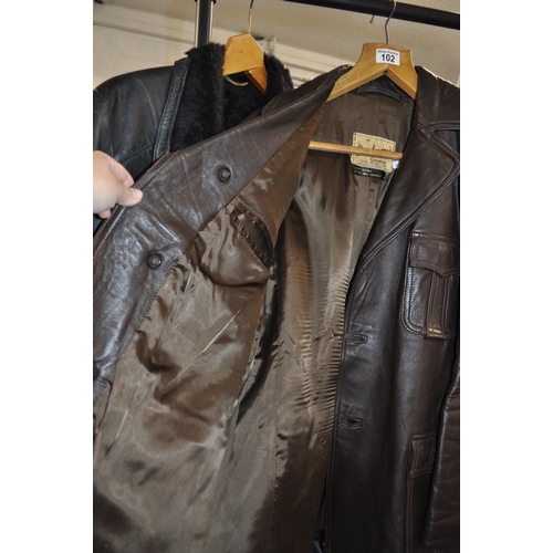 102 - Two gentleman's leather coats