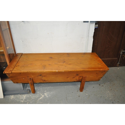 162 - Vintage dough bin, measures approx. H48cm x W132cm