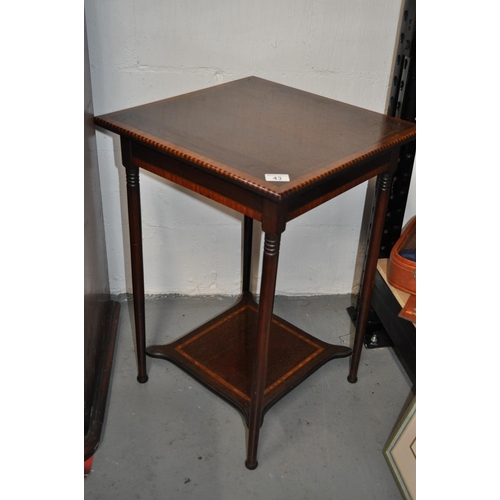 43 - Edwardian two tier occasional table